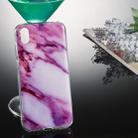 Coloured Drawing Pattern IMD Workmanship Soft TPU Protective Case For Huawei Y5 2019(Purple Marble) - 1