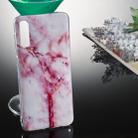 Coloured Drawing Pattern IMD Workmanship Soft TPU Protective Case For Galaxy A50(Red Marble) - 1