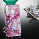 Coloured Drawing Pattern IMD Workmanship Soft TPU Protective Case For Galaxy A60(Bloodstone Marble) - 1
