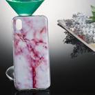 Coloured Drawing Pattern IMD Workmanship Soft TPU Protective Case For Huawei Y5 2019(Red Marble) - 1