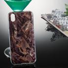 Coloured Drawing Pattern IMD Workmanship Soft TPU Protective Case For Huawei Y5 2019(Brown Marble) - 1