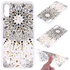 Cartoon Pattern Gold Foil Style Dropping Glue TPU Soft Protective Case for Galaxy A10(Datura) - 1