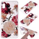 Cartoon Pattern Gold Foil Style Dropping Glue TPU Soft Protective Case for Galaxy A10e(Flower) - 1