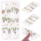 Cartoon Pattern Gold Foil Style Dropping Glue TPU Soft Protective Case for Galaxy M10(Panda) - 1