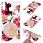 Cartoon Pattern Gold Foil Style Dropping Glue TPU Soft Protective Case for Galaxy M30(Flower) - 1