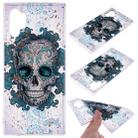 Cartoon Pattern Gold Foil Style Dropping Glue TPU Soft Protective Case for Galaxy Note 10 Pro(Skull) - 1