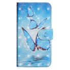 3D Painting Pattern Horizontal Flip TPU + PU Leather Case with Holder & Card Slots & Wallet For Huawei Honor 8X(Three Butterfly) - 1