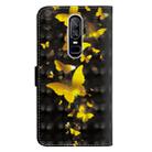 3D Painting Pattern Horizontal Flip TPU + PU Leather Case with Holder & Card Slots & Wallet For OnePlus 6(Golden Butterfly) - 4