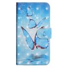 3D Painting Pattern Horizontal Flip TPU + PU Leather Case with Holder & Card Slots & Wallet For iPhone 6 Plus / 6s Plus(Three Butterfly) - 1