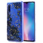 Cartoon Pattern Gold Foil Style Dropping Glue TPU Soft Protective Case for Xiaomi Mi 9(Black Lace) - 1