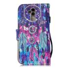 3D Diamond Encrusted Painting Pattern Coloured Drawing Horizontal Flip PU Leather Case with Holder & Card Slots & Wallet For Huawei Mate 20 Lite(Starry Wind Chime) - 3