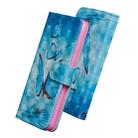3D Painting Pattern Horizontal Flip TPU + PU Leather Case with Holder & Card Slots & Wallet For Galaxy S8(Three Butterfly) - 3