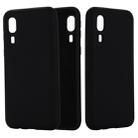 Solid Color Liquid Silicone Dropproof Full Coverage Protective Case for Galaxy A2 Core(Black) - 1