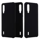 Solid Color Liquid Silicone Dropproof Protective Case for Xiaomi Mi CC9(Black) - 1