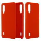 Solid Color Liquid Silicone Dropproof Protective Case for Xiaomi Mi CC9(Red) - 1