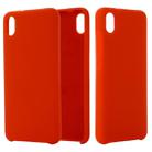 Solid Color Liquid Silicone Dropproof Protective Case for Xiaomi Redmi 7A(Red) - 1