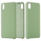 Solid Color Liquid Silicone Dropproof Protective Case for Xiaomi Redmi 7A(Green) - 1