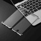 Ultra-Thin Angular Frame Magnetic Absorption Double-Sided Tempered Glass Shell for iPhone 8(Silver) - 3