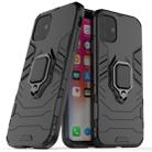 Panther PC + TPU Shockproof Protective Case with Magnetic Ring Holder for iPhone 11(Black) - 1