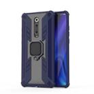 Iron Warrior Shockproof PC + TPU Protective Case with Magnetic Ring Holder for Xiaomi Redmi K20 Pro / 9T Pro(Blue) - 1