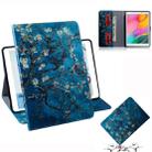 3D Colored Drawing Horizontal Flip Leather Case with Holder & Card Slot & Wallet For Galaxy Tab A 8.0 (2019) / T290 / T295(Apricot Flower) - 1