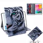 3D Colored Drawing Horizontal Flip Leather Case with Holder & Card Slot & Wallet For Galaxy Tab A 8.0 (2019) / T290 / T295(Tiger) - 1