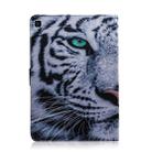 3D Colored Drawing Horizontal Flip Leather Case with Holder & Card Slot & Wallet For Galaxy Tab A 8.0 (2019) / T290 / T295(Tiger) - 3