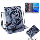 3D Colored Drawing Horizontal Flip Leather Case with Holder & Card Slot & Wallet For Huawei MediaPad M6 8.4 (2019)(Tiger) - 1