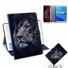 3D Colored Drawing Horizontal Flip Leather Case with Holder & Card Slot & Wallet For Huawei MediaPad M6 8.4 (2019)(Lion) - 1