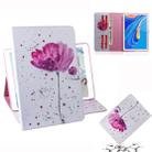 3D Colored Drawing Horizontal Flip Leather Case with Holder & Card Slot & Wallet For Huawei MediaPad M6 10.8(Purple Orchid) - 1