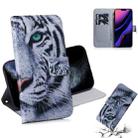 For iPhone 11 Pro 3D Colored Drawing Horizontal Flip Leather Case, with Holder & Card Slot & Wallet (Tiger) - 1