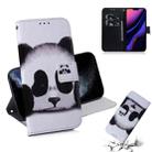 For iPhone 11 Pro 3D Colored Drawing Horizontal Flip Leather Case, with Holder & Card Slot & Wallet (Panda) - 1