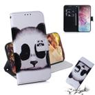3D Colored Drawing Horizontal Flip Leather Case, with Holder & Card Slot & Wallet For Galaxy Note 10 Plus(Panda) - 1