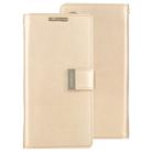 GOOSPERY RICH DIARY  PU + TPU Crazy Horse Texture Horizontal Flip Leather Case with Card Slots & Wallet for Galaxy Note 10(Gold) - 1