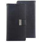 GOOSPERY RICH DIARY PU + TPU Crazy Horse Texture Horizontal Flip Leather Case with Card Slots & Wallet for Galaxy Note 10(Black) - 1