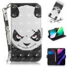 For iPhone 11 Pro Max 3D Colored Drawing Horizontal Flip Leather Case, with Holder & Card Slot & Wallet (Angry Bear) - 1