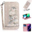 For iPhone 11 Pro Max 3D Colored Drawing Horizontal Flip Leather Case, with Holder & Card Slot & Wallet (Squirrels) - 1