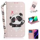 For iPhone 11 Pro Max 3D Colored Drawing Horizontal Flip Leather Case, with Holder & Card Slot & Wallet (Love Bear) - 1