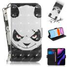 For iPhone 11 3D Colored Drawing Horizontal Flip Leather Case, with Holder & Card Slot & Wallet (Angry Bear) - 1