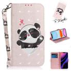 For iPhone 11 3D Colored Drawing Horizontal Flip Leather Case, with Holder & Card Slot & Wallet (Love Bear) - 1