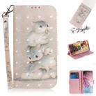 3D Colored Drawing Horizontal Flip Leather Case, with Holder & Card Slot & Wallet For Galaxy Note 10 Plus(Squirrels) - 1
