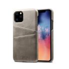 Suteni Calf Texture Back Cover Protective Case with Card Slots for iPhone 11(Grey) - 1