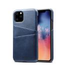 Suteni Calf Texture Back Cover Protective Case with Card Slots for iPhone 11 Pro Max(Blue) - 1