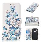 Colored Drawing Marble Pattern Horizontal Flip PU Leather Case with Holder & Card Slots & Wallet For Xiaomi Redmi Note 6 Pro(Little Butterflies) - 1