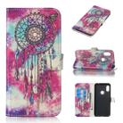 Colored Drawing Marble Pattern Horizontal Flip PU Leather Case with Holder & Card Slots & Wallet For Xiaomi Redmi Note 6 Pro(Butterfly Wind Chimes) - 1