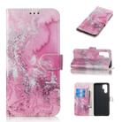 Colored Drawing Marble Pattern Horizontal Flip PU Leather Case with Holder & Card Slots & Wallet For Huawei P30 Pro(Seawater) - 1