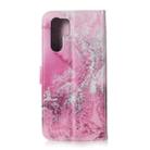Colored Drawing Marble Pattern Horizontal Flip PU Leather Case with Holder & Card Slots & Wallet For Huawei P30 Pro(Seawater) - 3