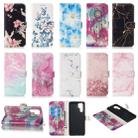 Colored Drawing Marble Pattern Horizontal Flip PU Leather Case with Holder & Card Slots & Wallet For Huawei P30 Pro(Seawater) - 8