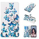 Colored Drawing Marble Pattern Horizontal Flip PU Leather Case with Holder & Card Slots & Wallet For Huawei P30 Lite / Nova 4e(Little Butterflies) - 1