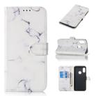 Colored Drawing Marble Pattern Horizontal Flip PU Leather Case with Holder & Card Slots & Wallet For Xiaomi Redmi 6 Pro / Mi A2 Lite(White) - 1